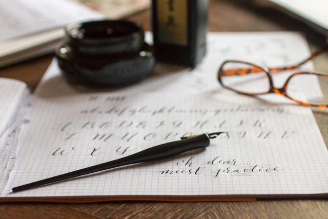 what practicing calligraphy taught me about practicing gratitude