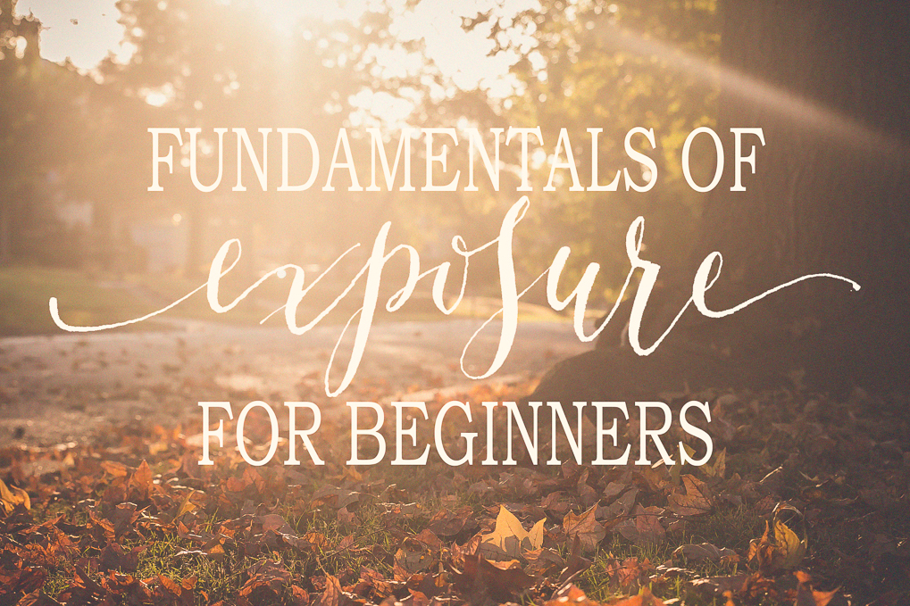 fundamentals of exposure for beginners - an on-line photography class