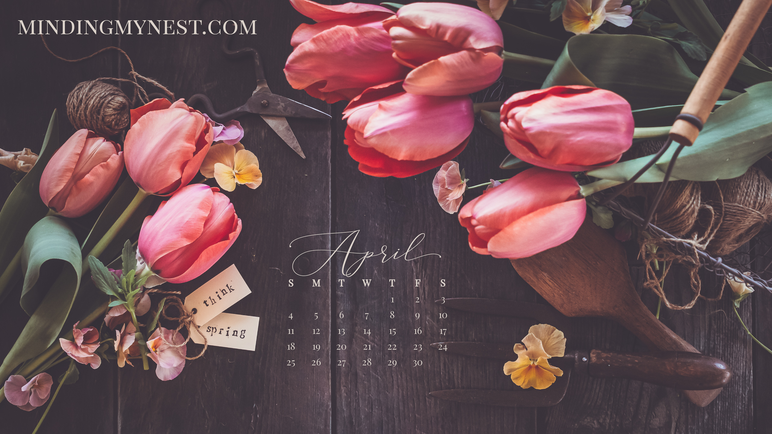 April 2022 wallpapers  55 FREE calendars for your desktop  phone